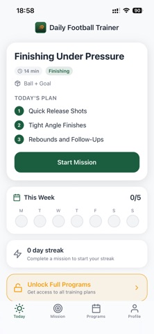 Daily Football Trainer screenshot
