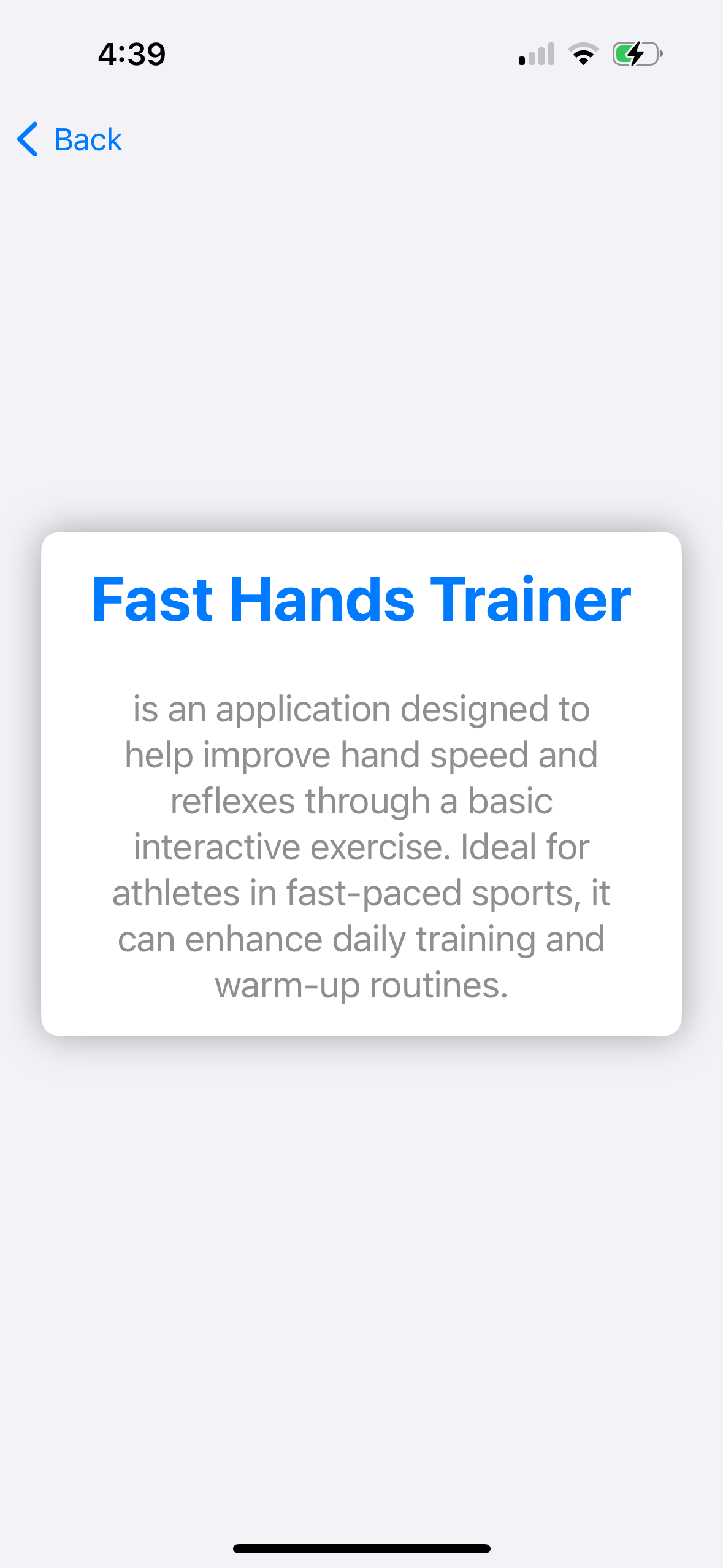 Fast Hands Trainer