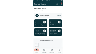LetzPaws Provider Screenshot