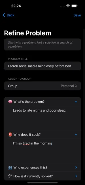Gnista: Idea & Problem Tracker screenshot 3