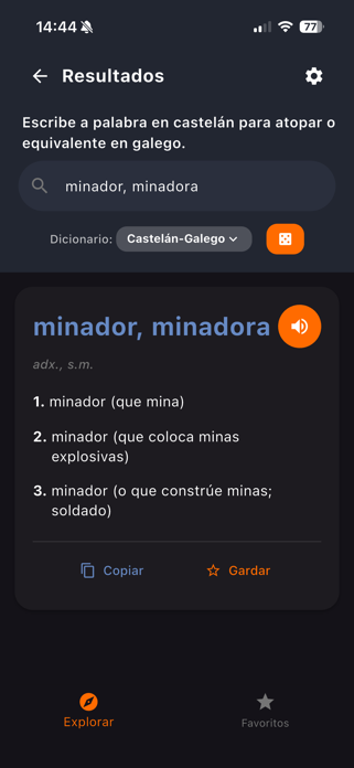Rinodicionarios Screenshot 2 of 4