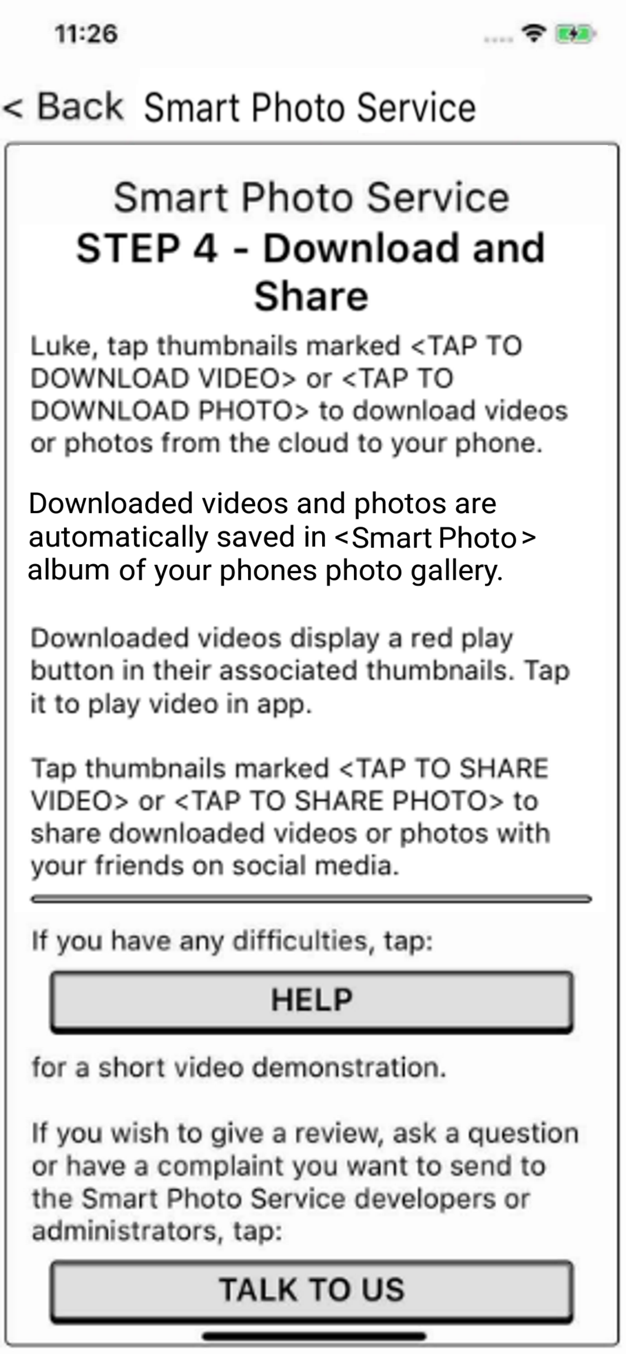 Smart Photo Service reader app screenshot 3