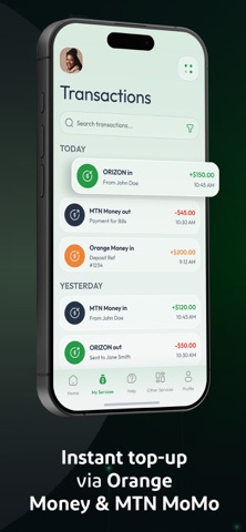 ORIZON-Digital Bank Account screenshot