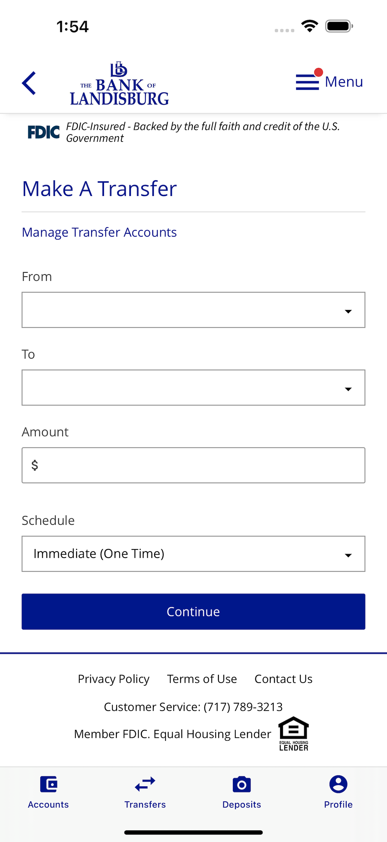 Bank of Landisburg Go MoBOL screenshot 5