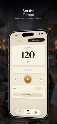 PitchLab: Tuner & Metronome iPhone screenshot