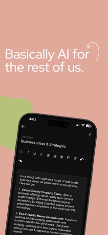 AI MarketGenie screenshot