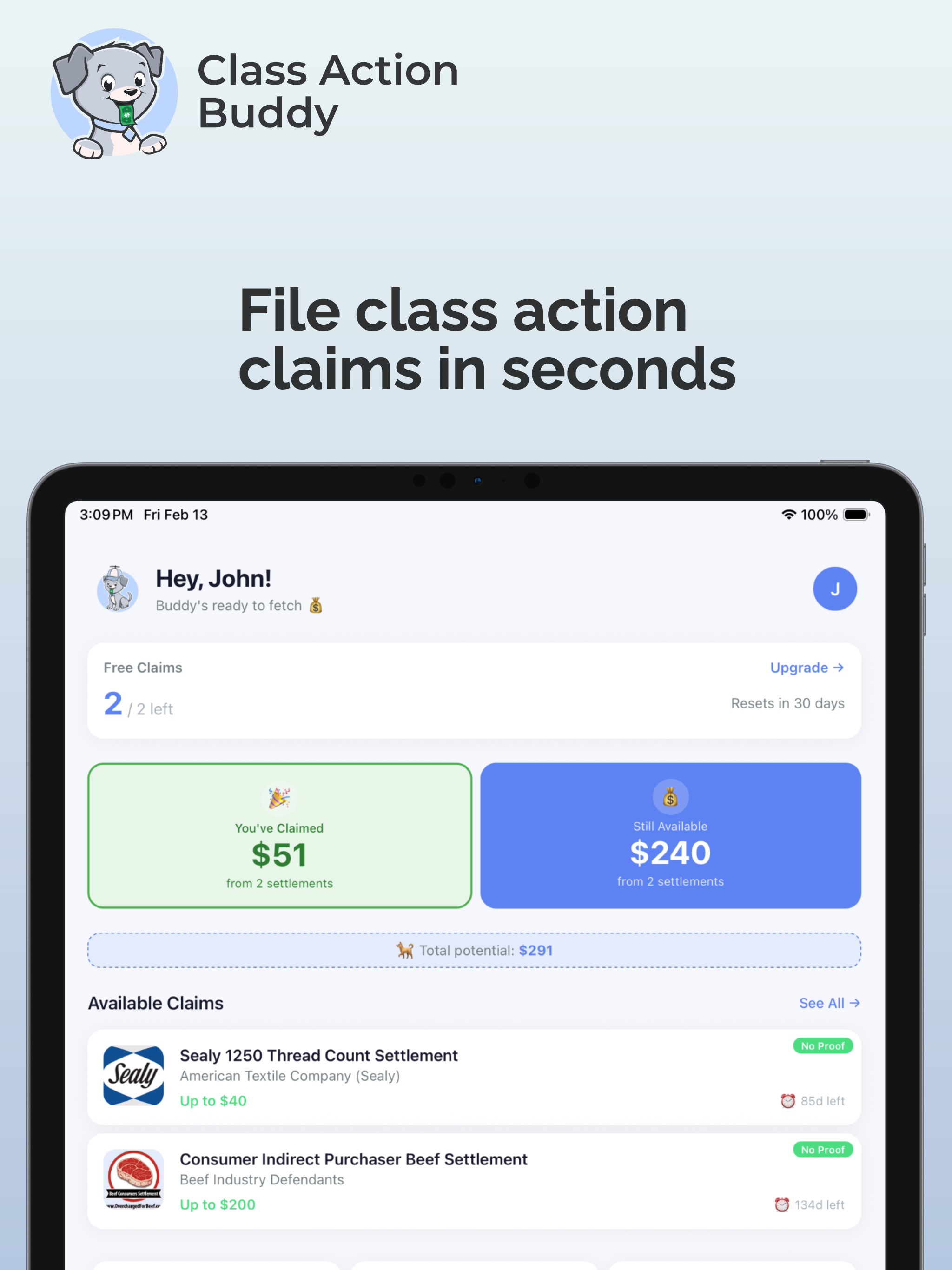 Class Action Buddy screenshot 4