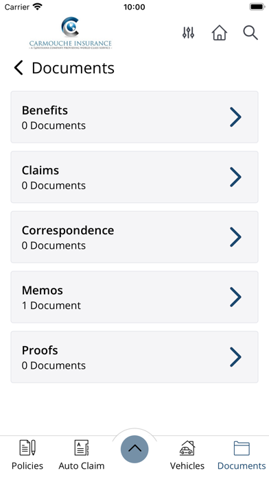 Carmouche Insurance Online Screenshot