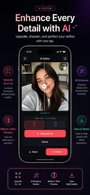 Avra : Wide Selfie Camera screenshot 2