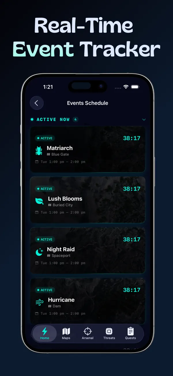 Screenshot #3 pour Raiders Map & Live Events