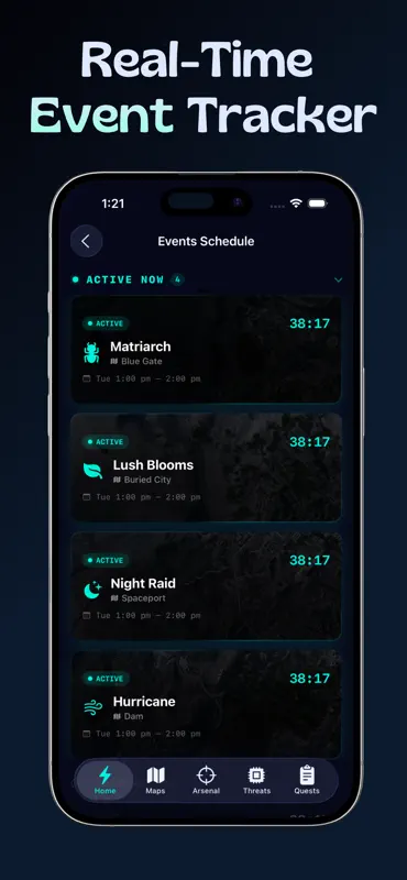 Raiders Map & Live Events screenshot 3 of 7