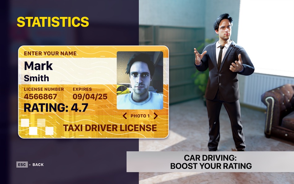#5. City Taxi Simulator: Driver 3D (macOS) Bởi: Platform Surfer MAC