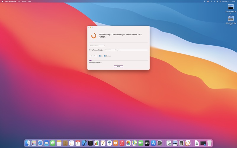 Data Recovery EX Screenshot