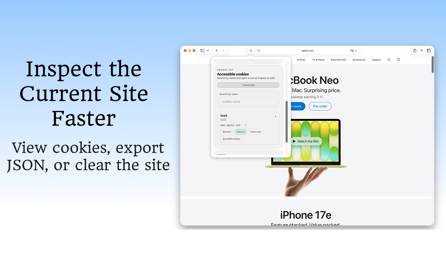 Cookie Editor Next screenshot 12