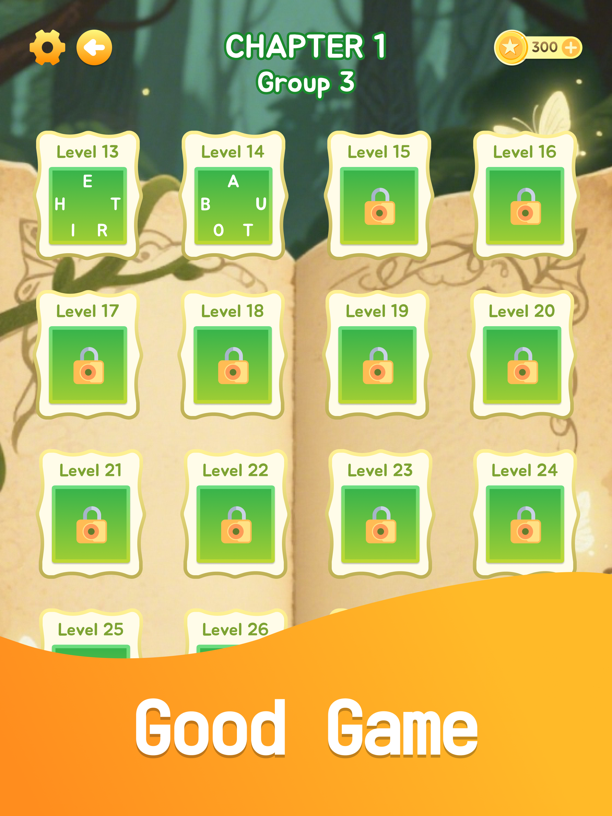 Magic Forest:Word Cross