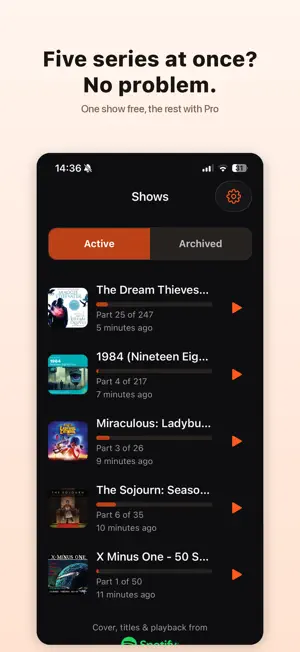 Plotkeep: Audiobook Bookmark screenshot 3