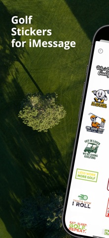 Golf Sticker for iMessage iPhone screenshot