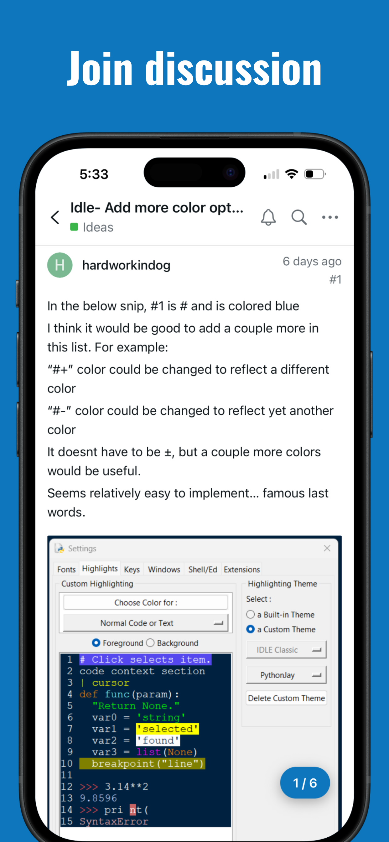 TopicFlow for Discourse screenshot 6