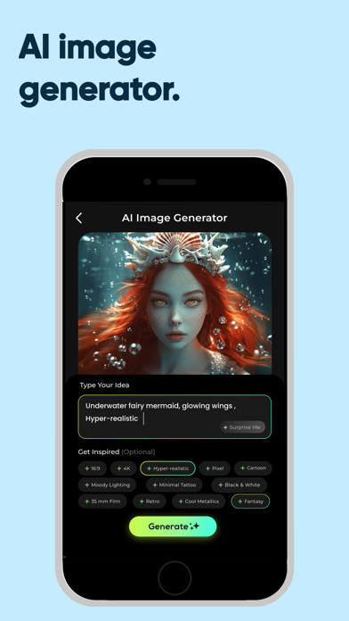 AI Tattoo Generator - Focus Screenshot