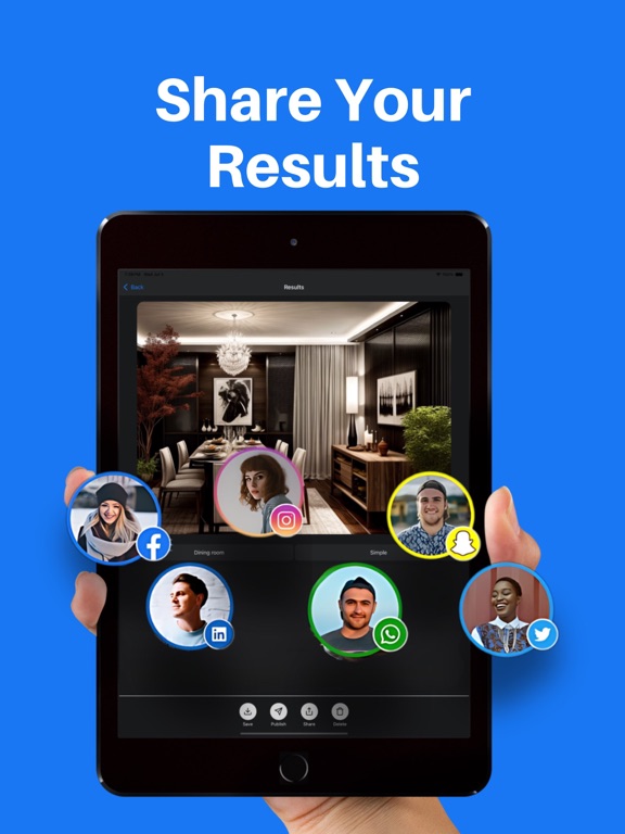 AI Interior Design & Planner iPad screenshot 5 - Graphics & Design app