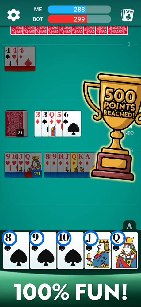 Rummy 500 - Card Game * screenshot 10