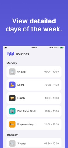 Create Routine - Mano screenshot