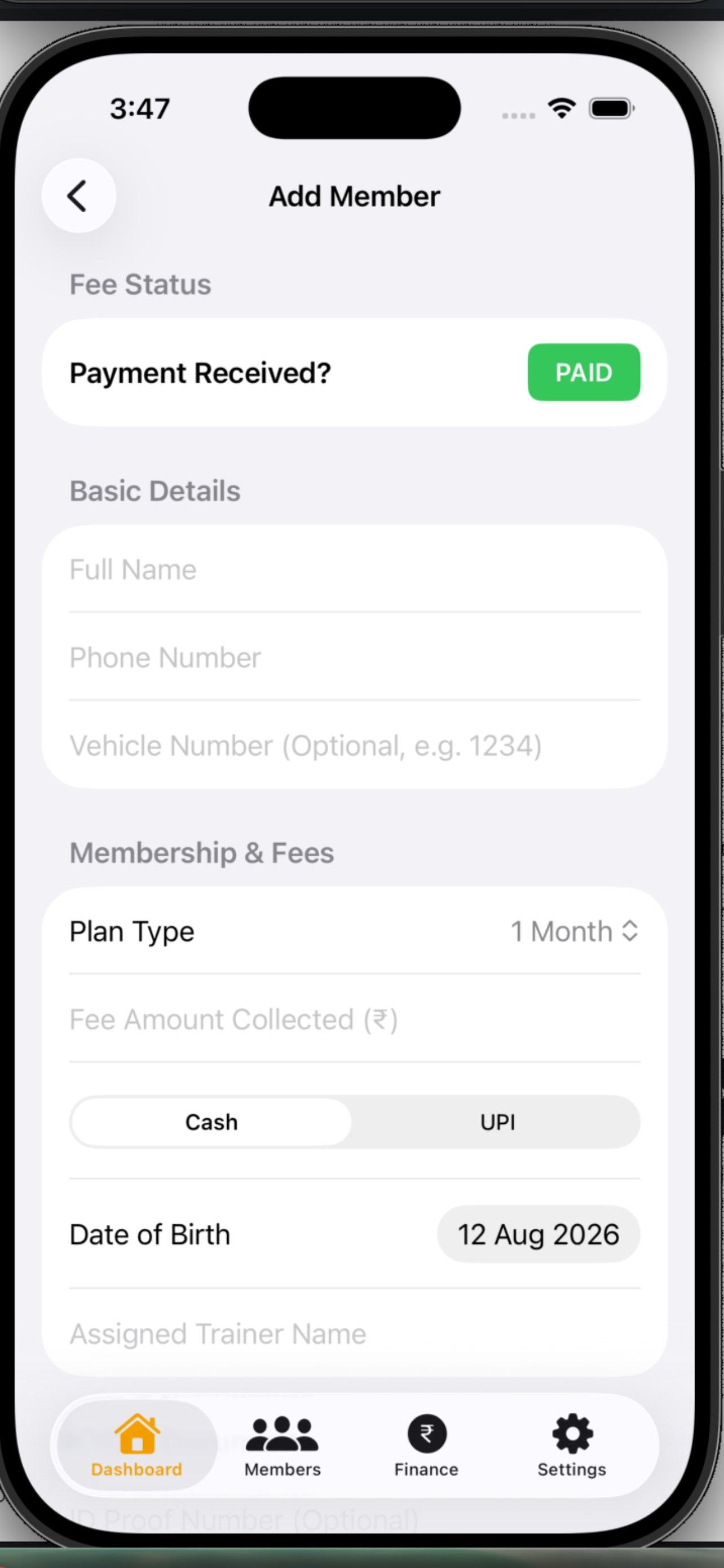 GymPe: Gym Management screenshot 3