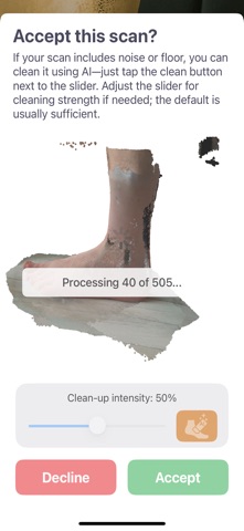 FittrScan 3D screenshot