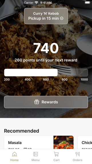 Curry N Kebob To Go app screenshot