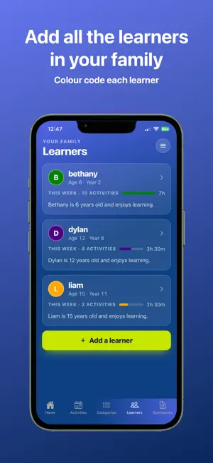 Home Ed Companion learn:record screenshot 1
