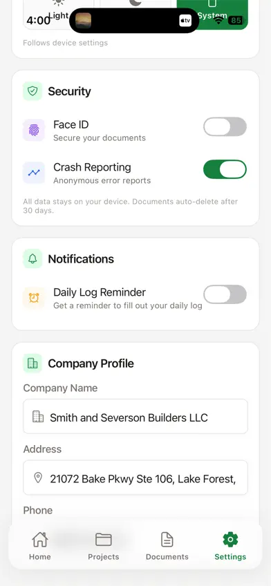 BuildDocsApp screenshot 3