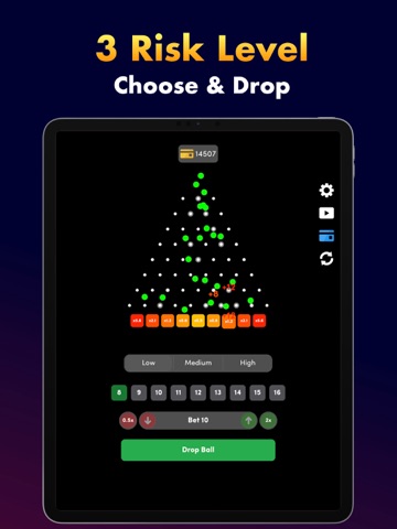 Plinko Pyramid Drop iPad screenshot