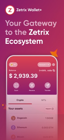 Zetrix Wallet+ Screenshot 1 of 5