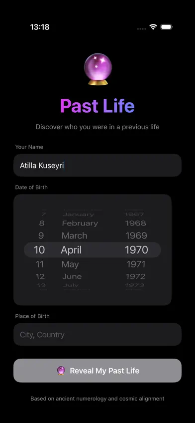PastLife screenshot 1