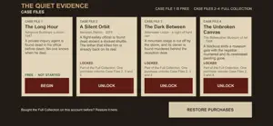 The Quiet Evidence: Case Files screenshot 1