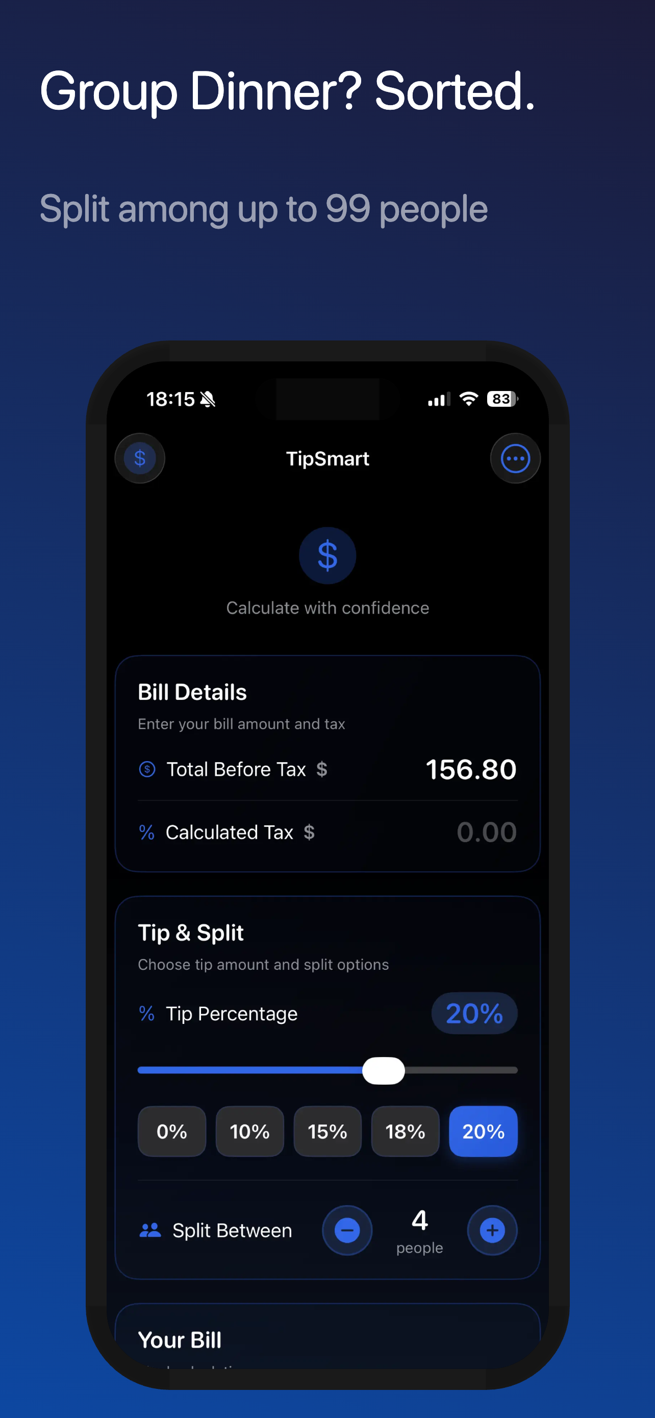 Happy Tip - Tip Calculator