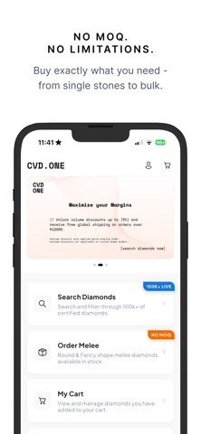 CVD.ONE - Lab Grown Diamonds Screenshot 5 of 8