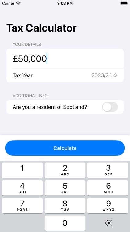 UK Income Tax Calculator