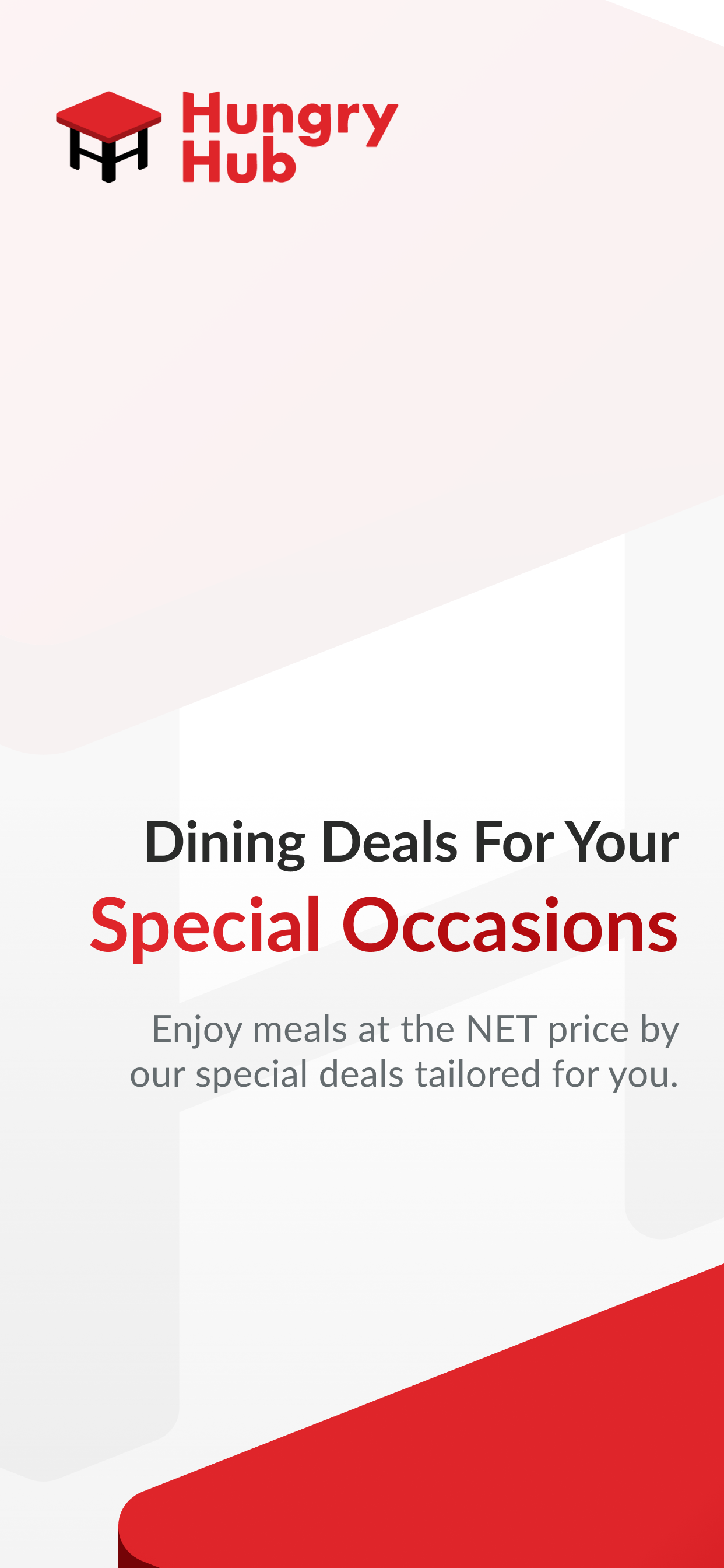 Hungry Hub: Dining Deals App
