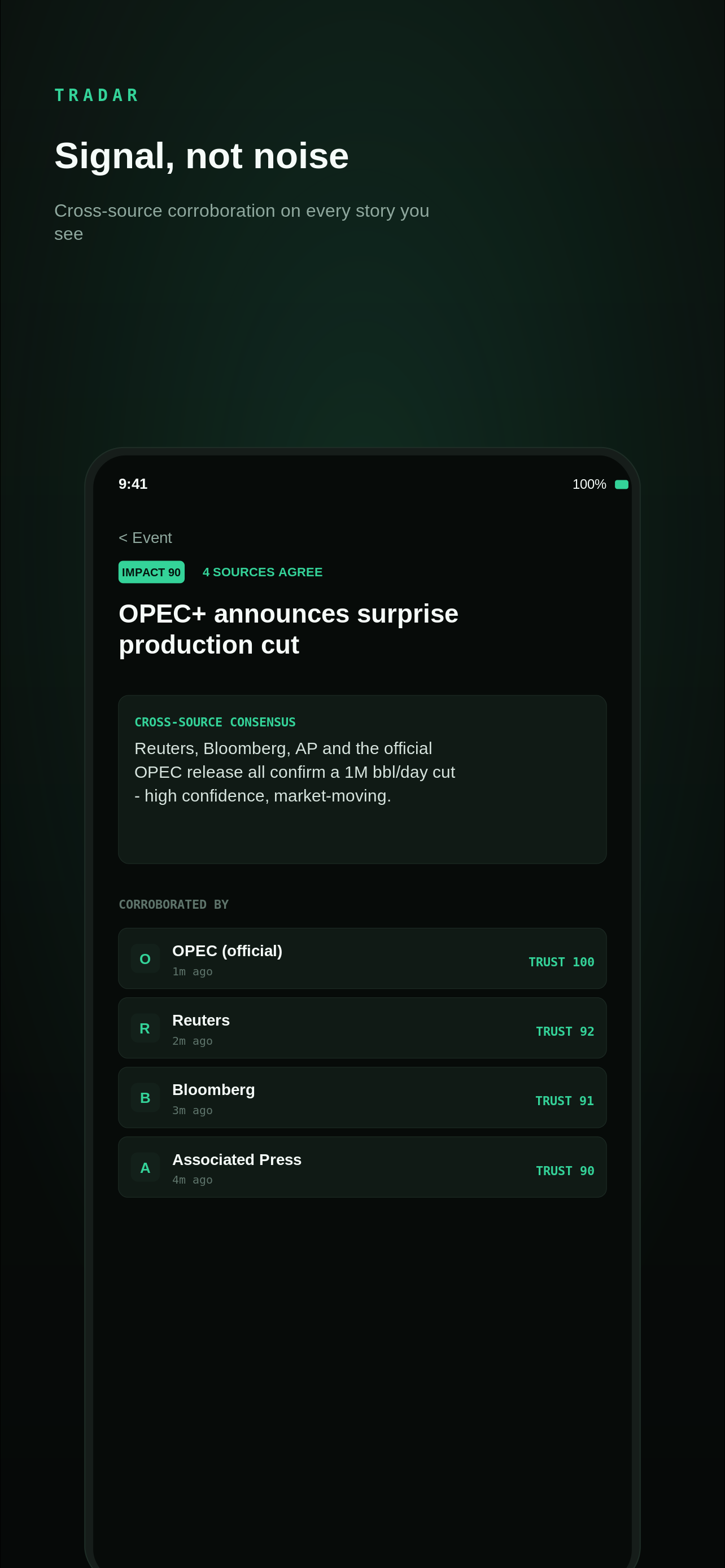 Tradar: Market News Alerts screenshot 5