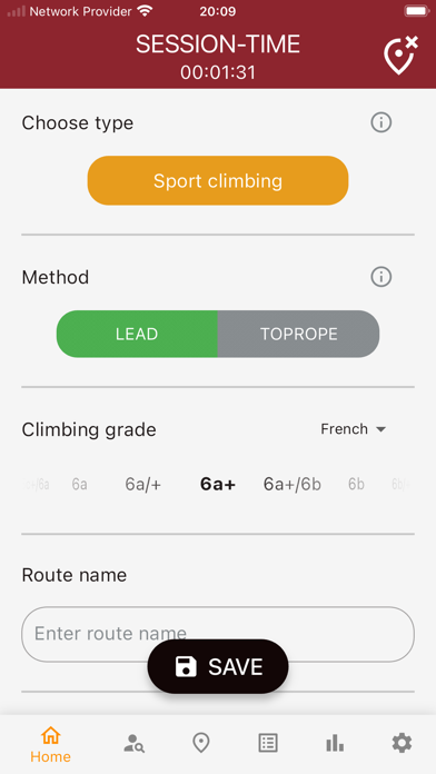 Screenshot #2 pour Climbing Tracker