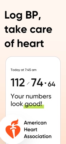 the Blood Pressure Aрр screenshot
