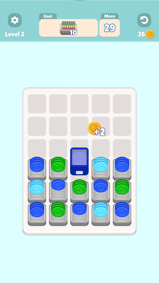 #1. Coin Drop Puzzle (iOS) 由: Brew Games
