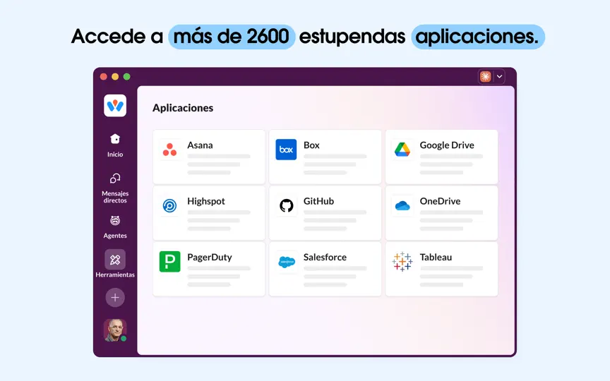 Captura de pantalla de Slack For Desktop en iPhone 6