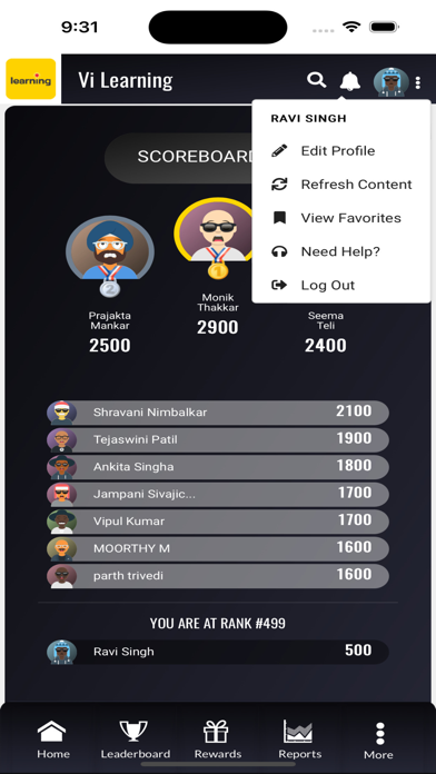 App screenshot