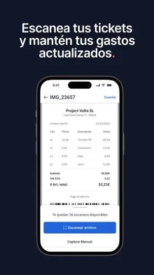 Captura de pantalla de Holded Facturación Y Mucho Más en iPhone 6
