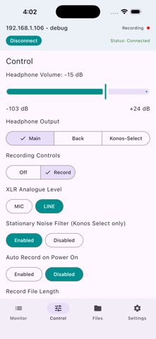 Konos Control screenshot