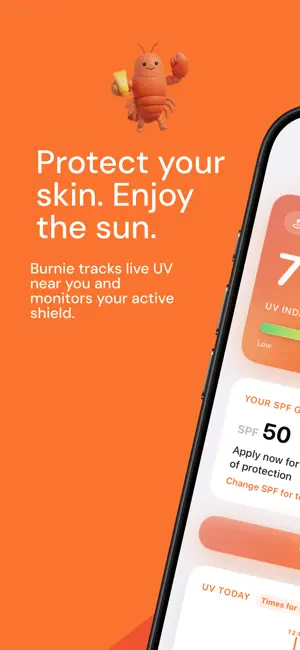 Burnie: UV Index & SPF Timer screenshot 1