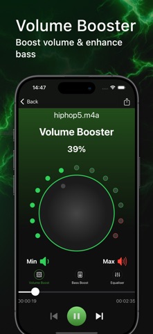 Volume Booster Sound Amplifier iPhone screenshot