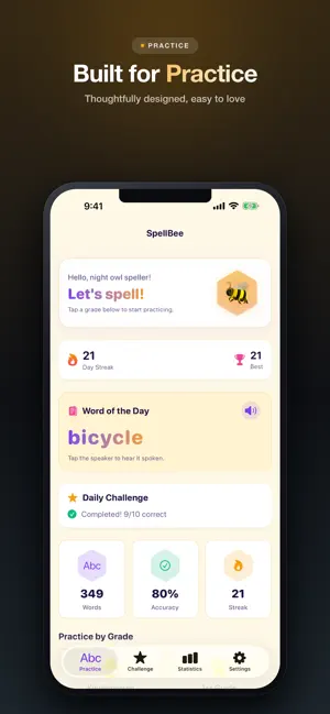 SpellBee – Learn & Spell screenshot 2
